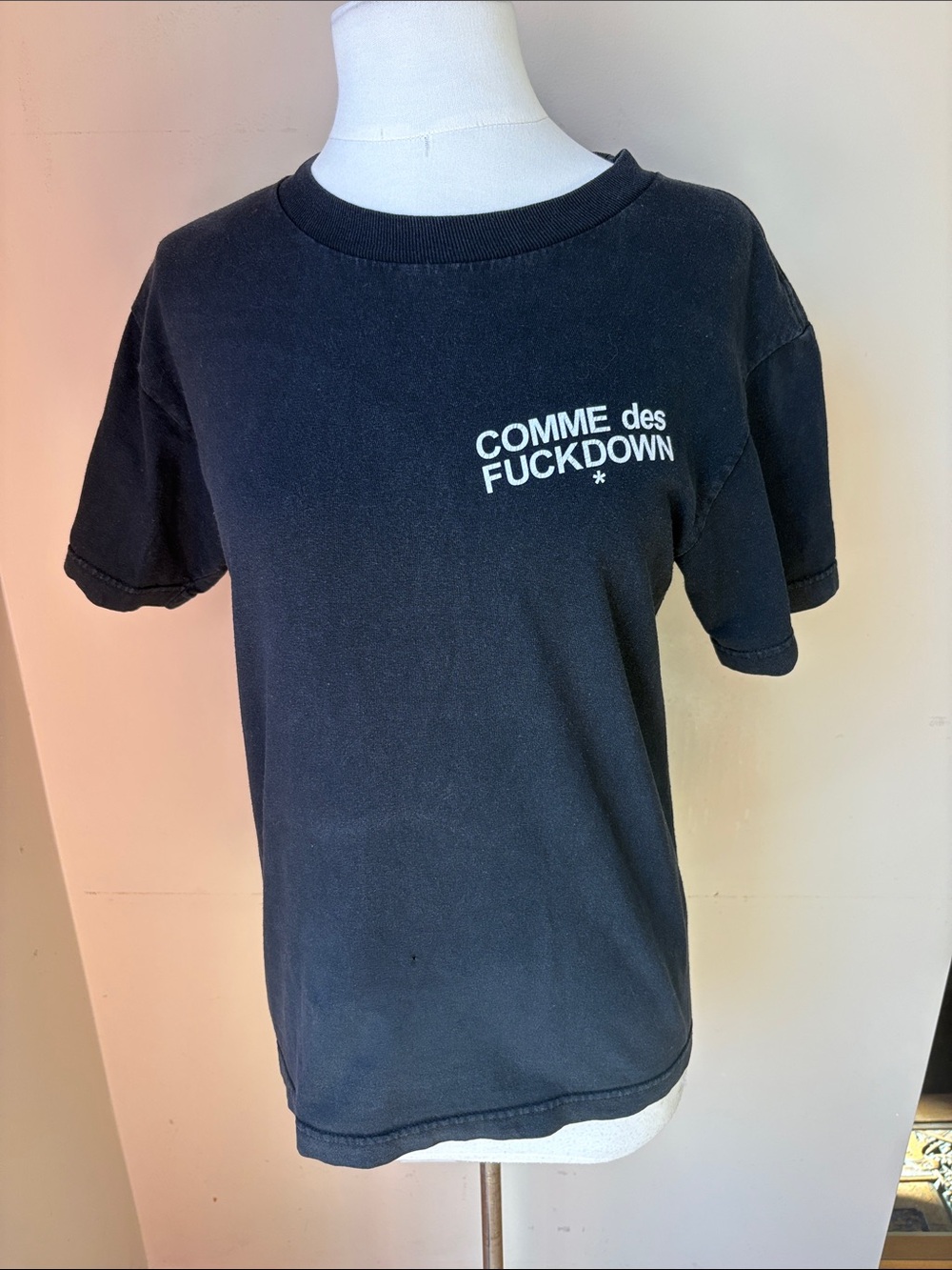 Black Graphic Short Sleeve Tee -